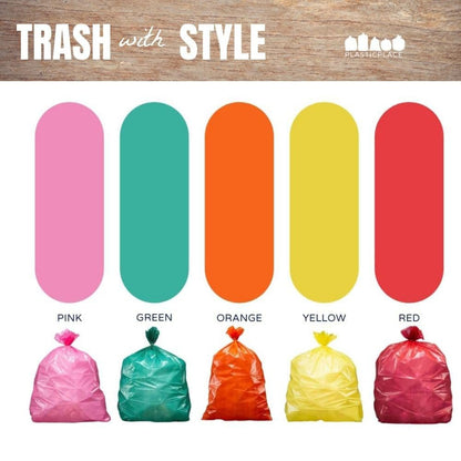 40 45 Gallon Trash Bags │ 1.2 Mil │ Green Garbage Can Liners │ 40” x 46” (100 Count)