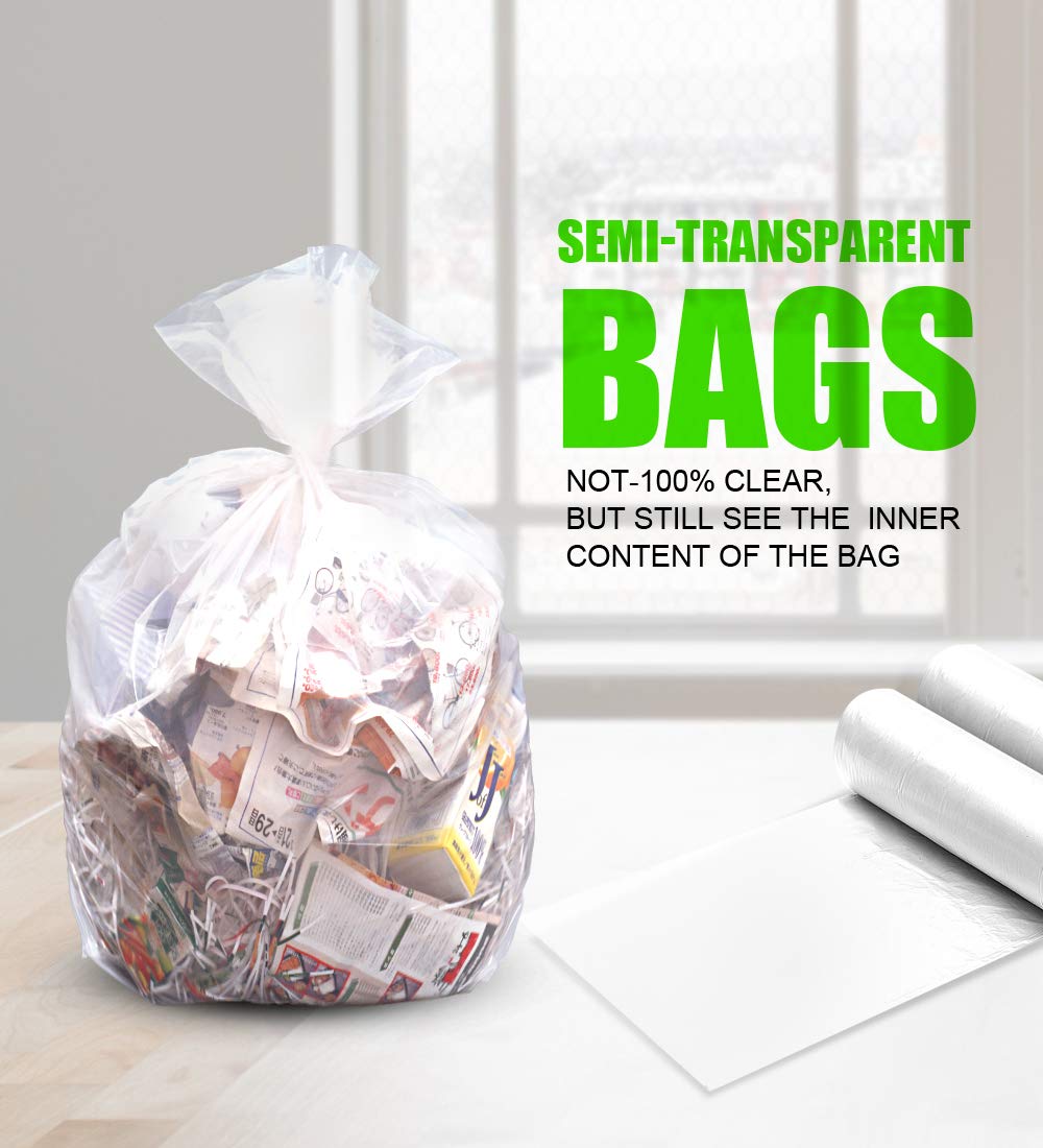 Clear Small Trash Bags (220 Count)
