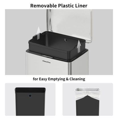 18 Gallon Kitchen Trash Can with Lid