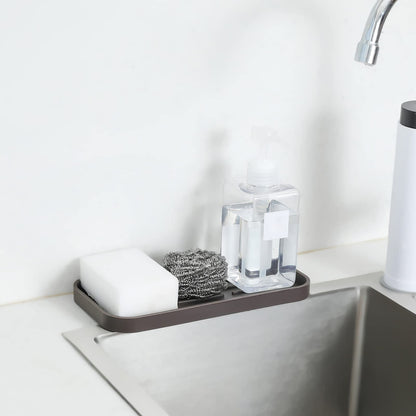 Silicone Kitchen Sink Organizer Tray for Multiple Usage