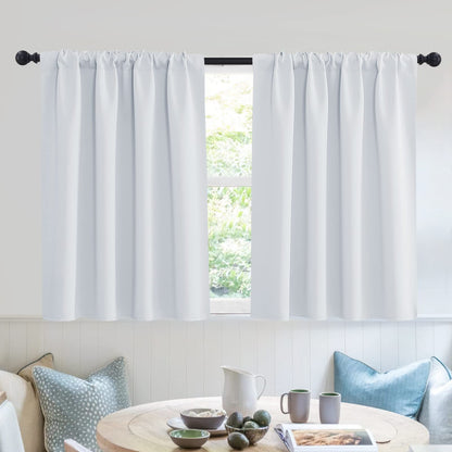 Curtains for Bedroom Living Room Nursery Office 63 inches Long (2 Count)