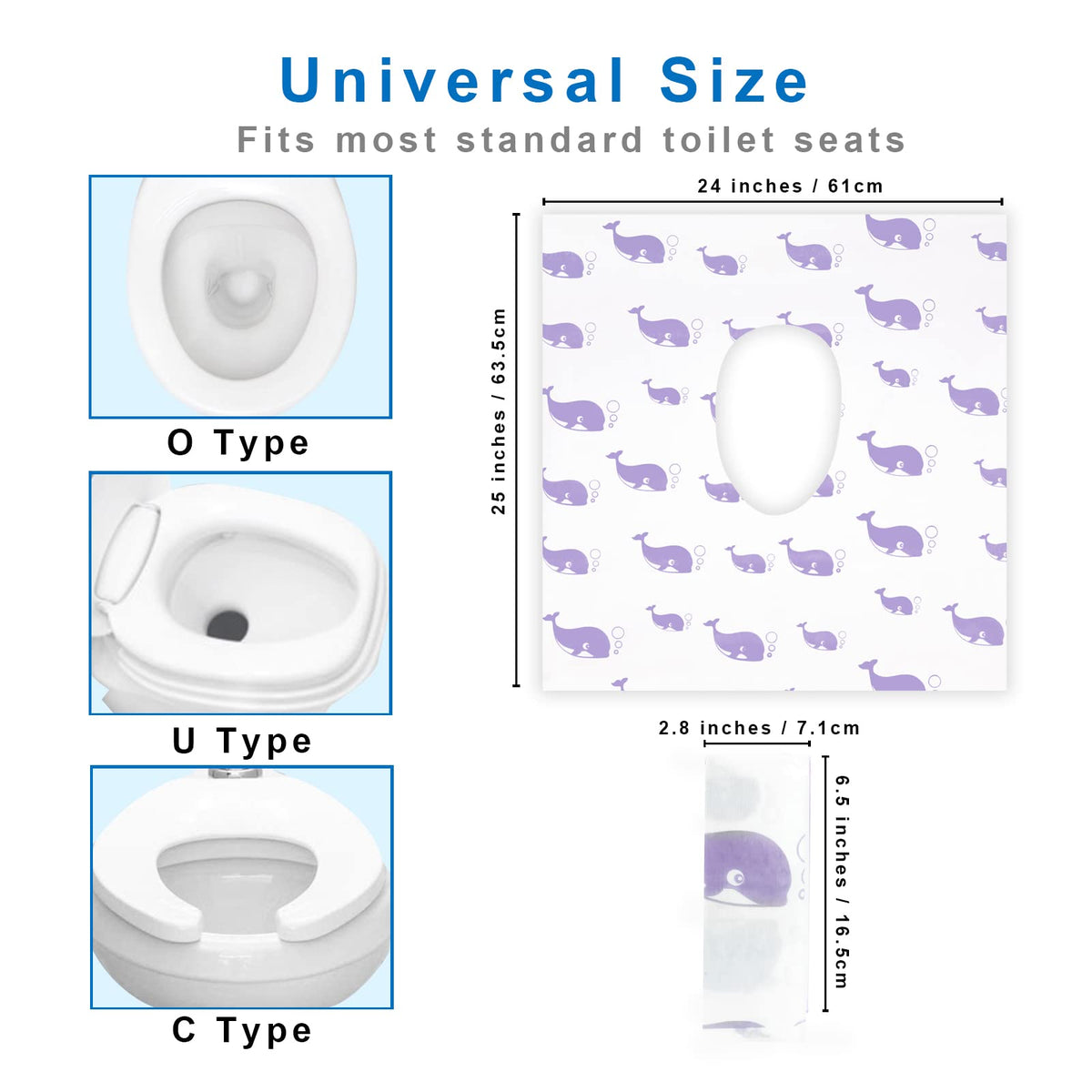 21 Pack Toilet Seat Covers Disposable
