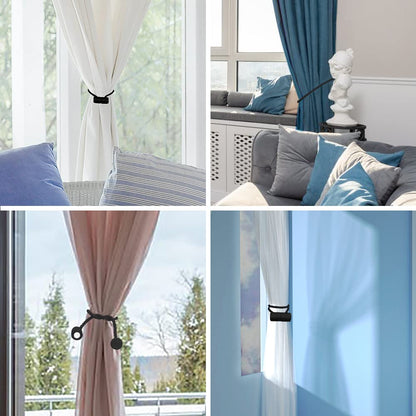 18 Inch Strong Magnetic Curtain Tiebacks (4 Count)