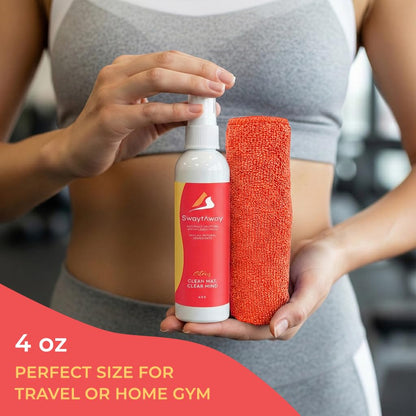 SwaytAway Fitness Mat Mist with Towel (2 Count)
