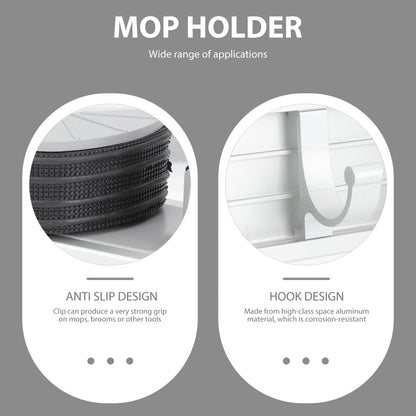 Broom Holder Organizer Heavy