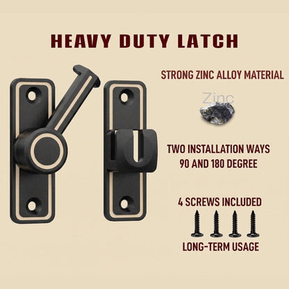 Barn Door Privacy Latch