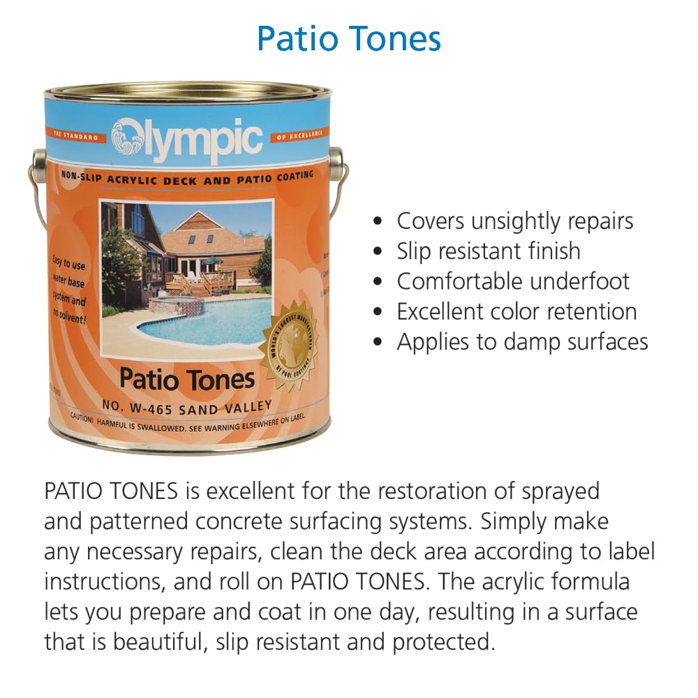 Olympic Patio Tones Champagne (128 Fl Oz)