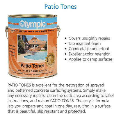 Olympic Patio Tones Champagne (128 Fl Oz)