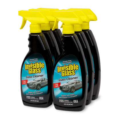 92164 6PK Premium Glass Cleaner Spray for Car Windshields and Windows (132 Fl Oz)