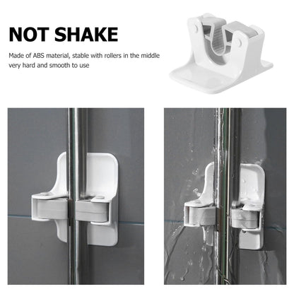 4Pcs Broom Holder Wall Mount Mop Grippers No Drilling Anti