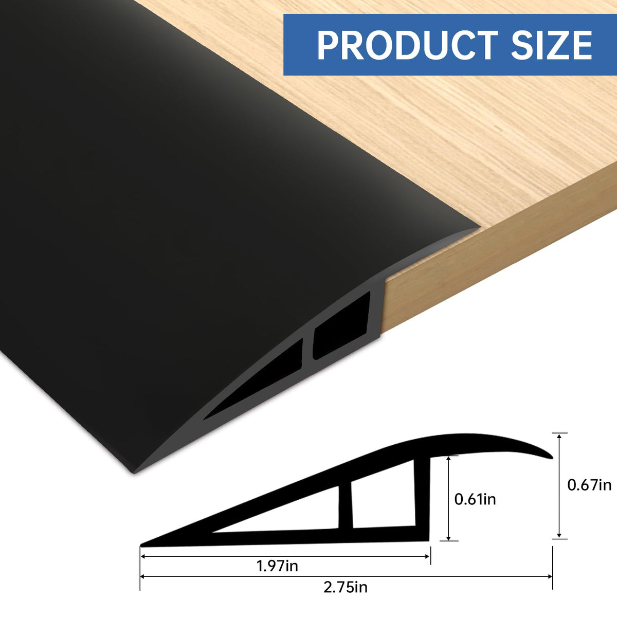 Vinyl Floor Transition Strip Self Adhesive Door Threshold Strip