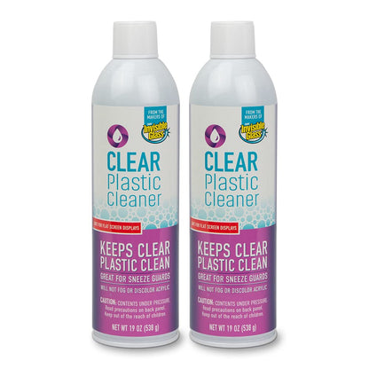 91014 2PK Clear Plastic Cleaner (38 Ounce)