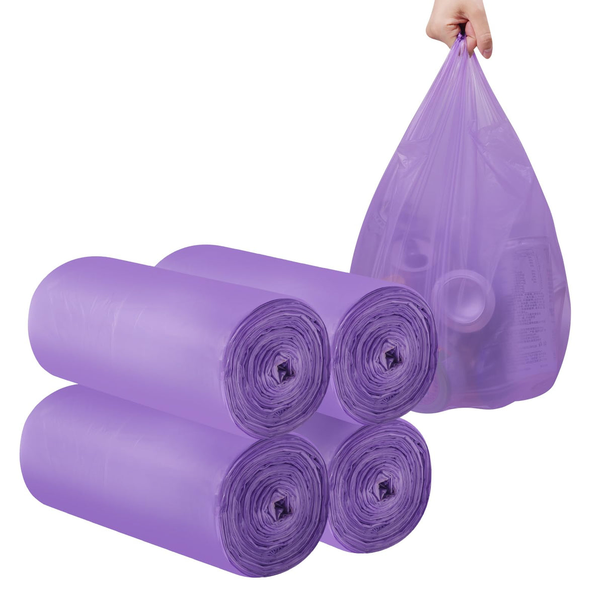 2 4 Gallon Portable Trash Bags (120 Count)