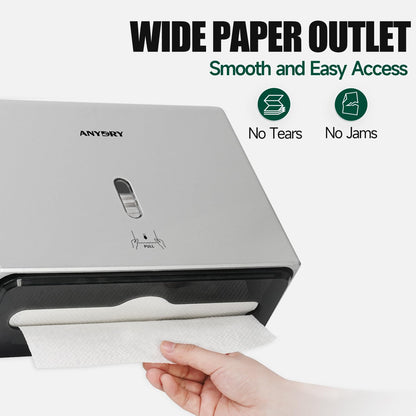 200 Sheet Paper Towel Dispenser Wall Mount (200 Count)