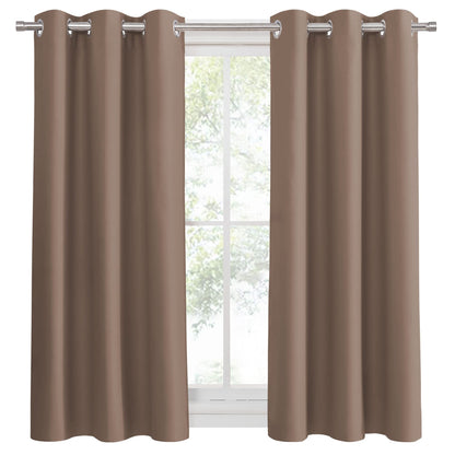 Blackout Curtains Mocha (2 Count)