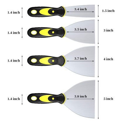 Putty Knife Scrapers (4 Count)