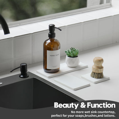 3PCS Bathroom Sink Vanity Trays (3 Count)