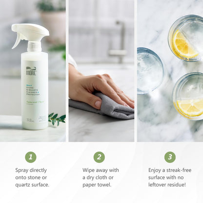 MORE Stone & Quartz Cleaner + Protector (16 Fl Oz)