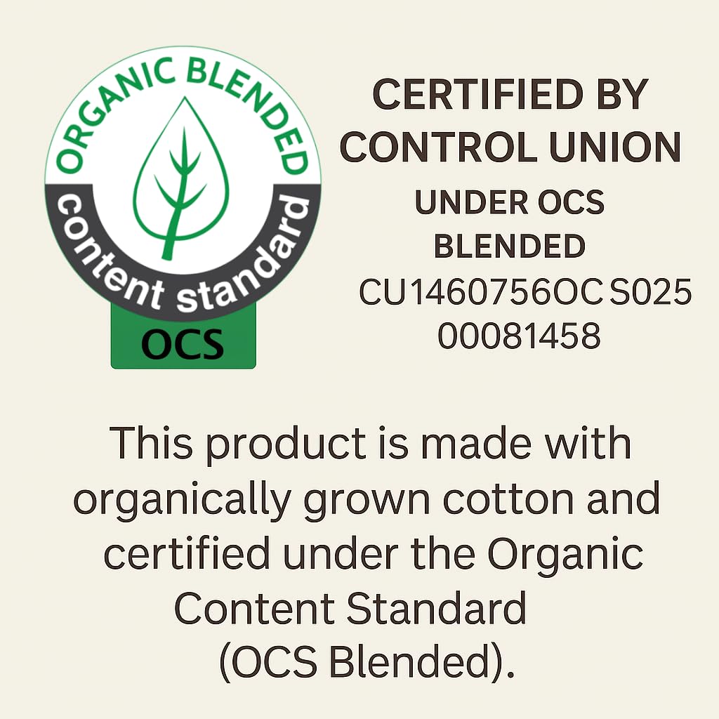 Luxury Quilted Organic Cotton Mattress Protector Calif King Size