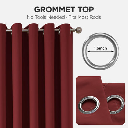 Door Curtain Blackout Curtains for Doorway Privacy Closet Drapes