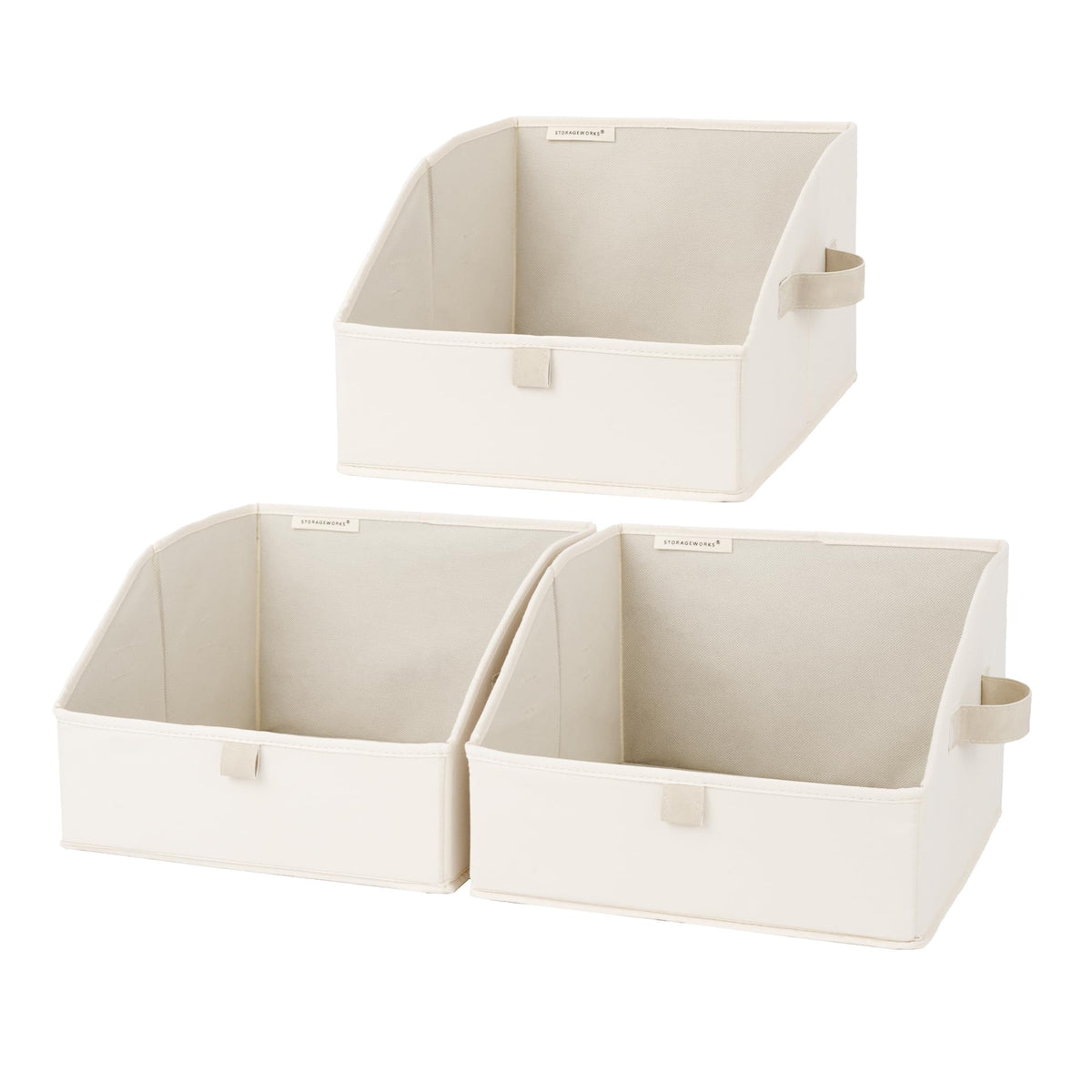 Closet Storage Bins Trapezoid (3 Count)