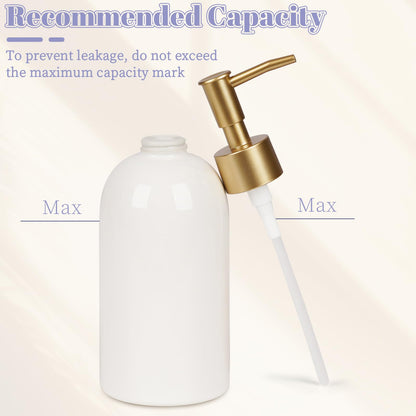 14OZ Hand and Dish Soap Dispenser Set for Bathroom & Kitchen