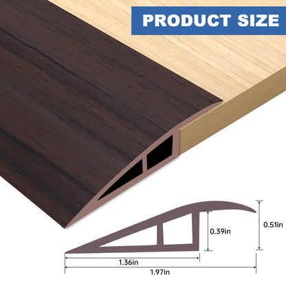 Vinyl Door Threshold Flooring Transition Strip Self Adhesive Carpet Edging Strip for Laminate Doorway Edge Threshold from 1