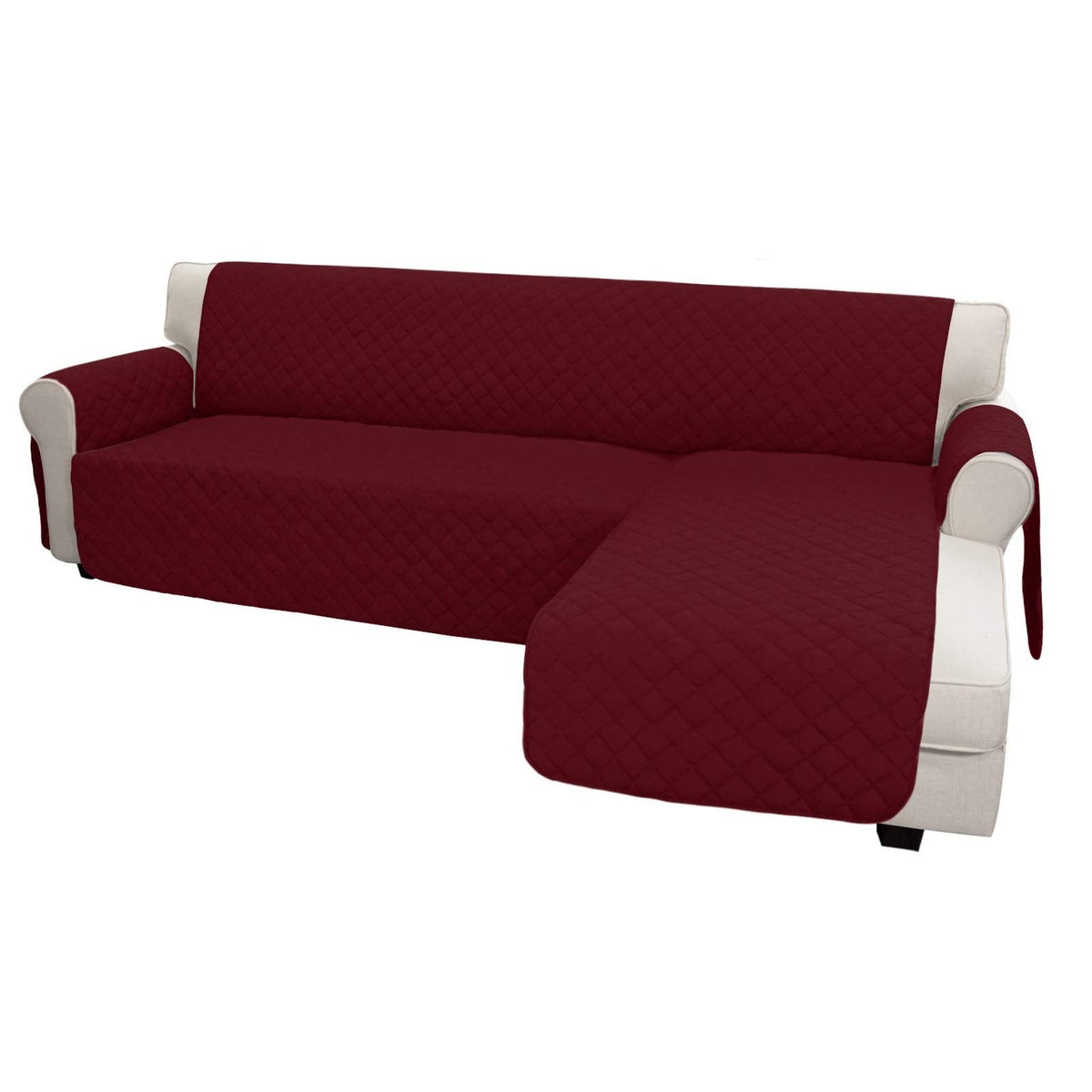 Reversible L Shape Sectional Couch Cover