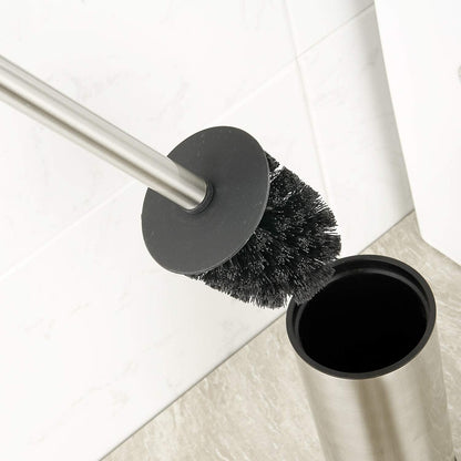 Toilet Brush Holder Brushed Nickel