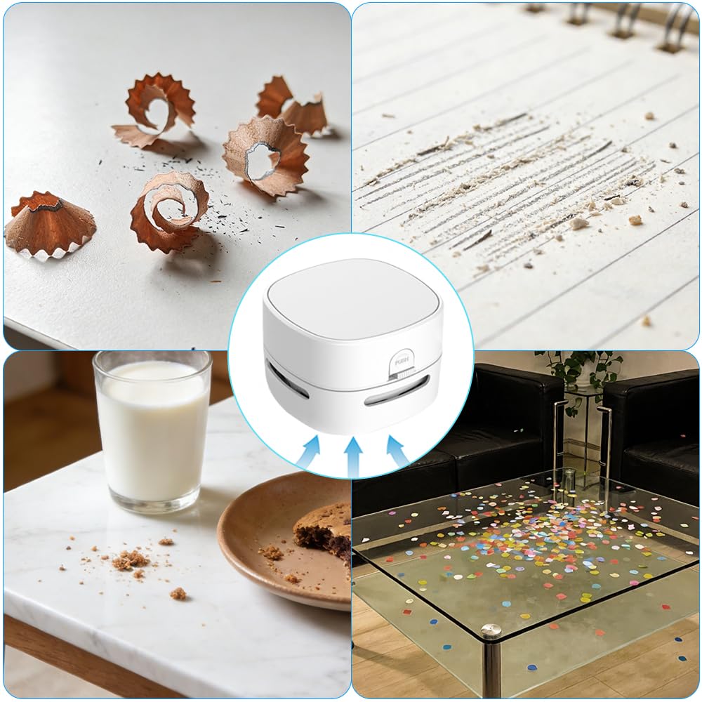 Mini Desktop Vacuum Cleaner for Table Dust