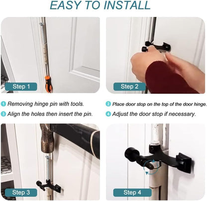 24 Pack Hinge Pin Oil Rubbed Bronze Door Stopper