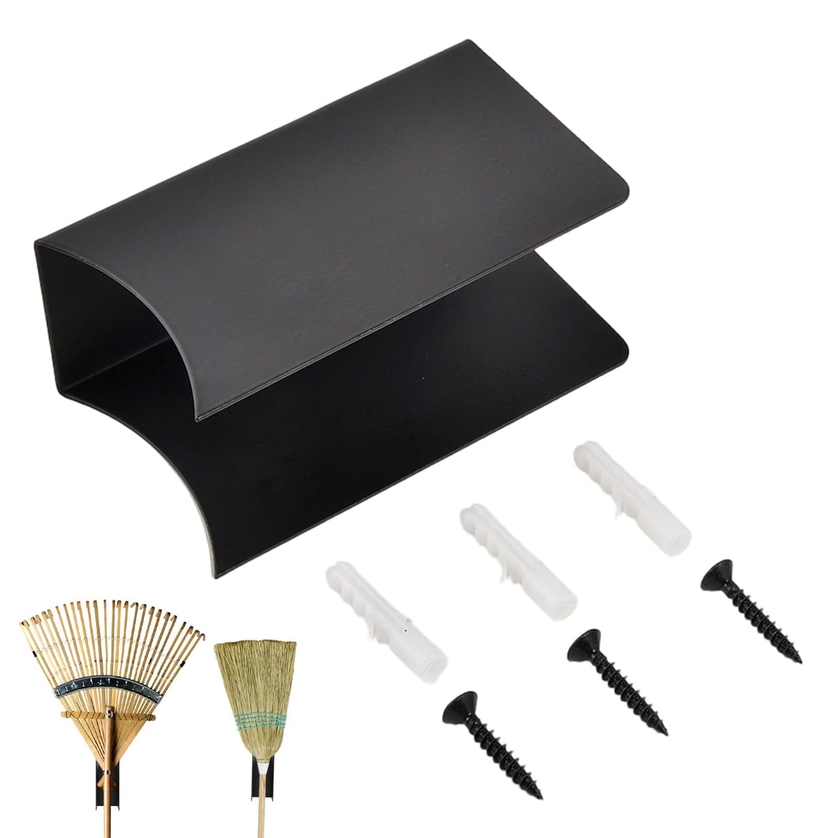 Broom Wall Mount Garden Tools Rack