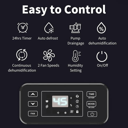 Commercial Dehumidifiers with Pump