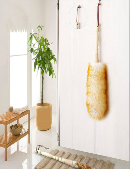 J&A Lambswool Dusters with Solid Wooden Handle