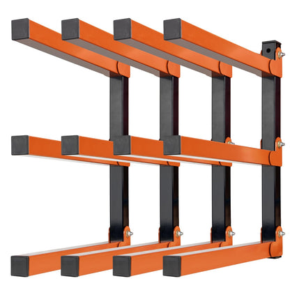 3 Level Wall Mounted Lumber Storage Rack for Garage