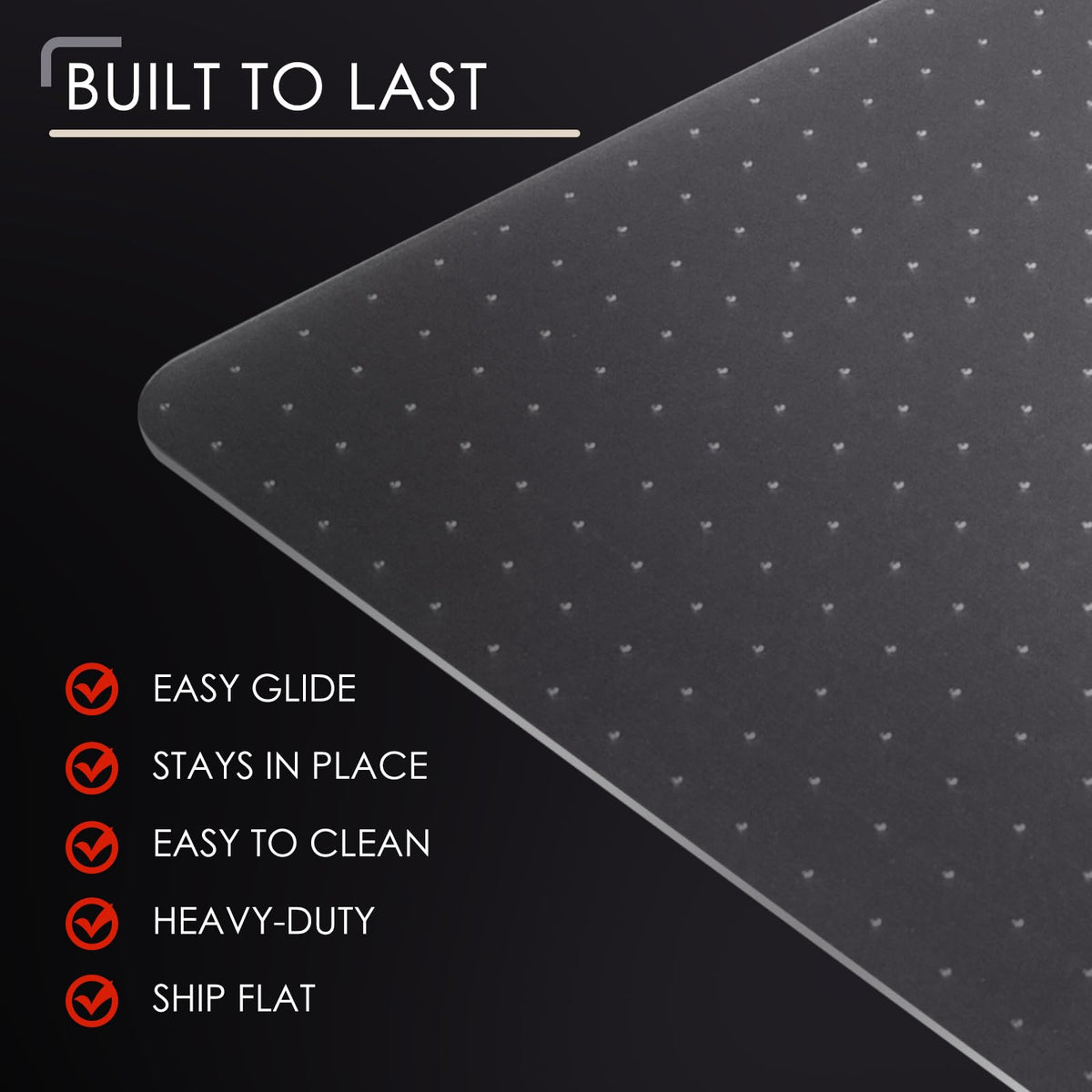 Office Chair Mat for Carpet (2 Count)
