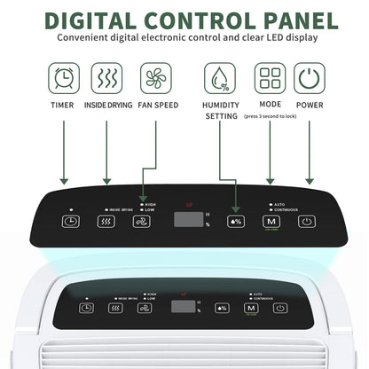 6 000 Sq.Ft Energy Star Dehumidifier with WIFI