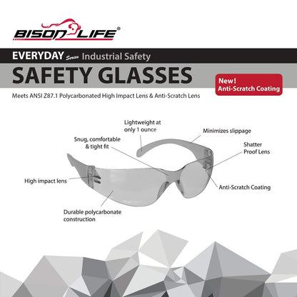 Gray Safety Glasses (144 Count)