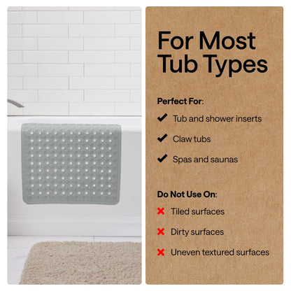 Patented Bath Tub Shower Mat