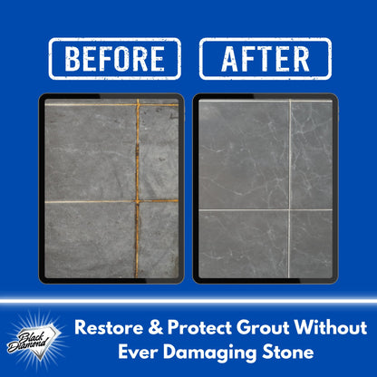 Grout Cleaner & Grout Sealer Bundle with Brush for All Tile & Stone 2 (64 Fl Oz)