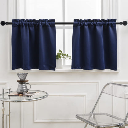 Cafe Kitchen Curtains 36 Inches Long 2 Panels (2 Count)