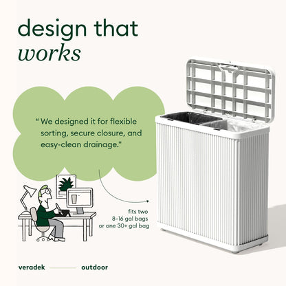 Tambour Waste Bin