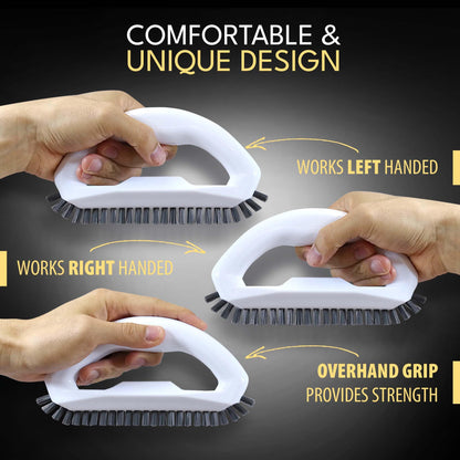 Grout Brush with Stiff Nylon Bristles