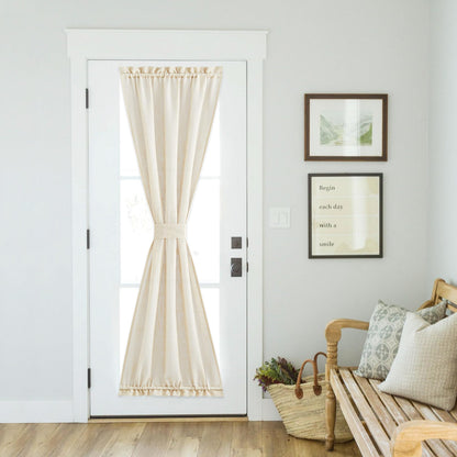 Side Door Front Curtains for Small Window