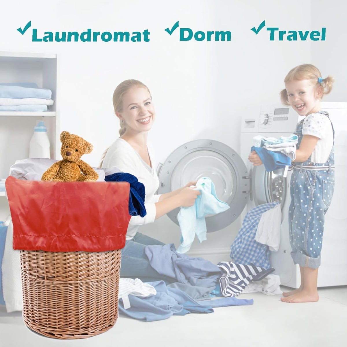 Heavy Duty Laundry Bag (2 Count)