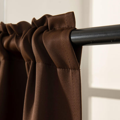 Blackout Kitchen Curtain 30 Inches Long (2 Count)
