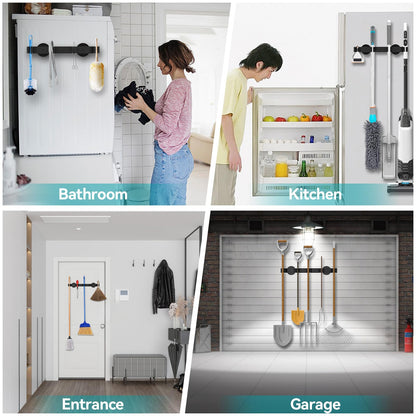 Magnetic Mop Broom Holder