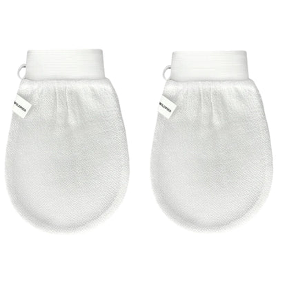 Beauty Exfoliating Glove 2 Pack Mitt Body Scrub for Bath Shower Spa Hand Exfoliator Gloves (2 Count)