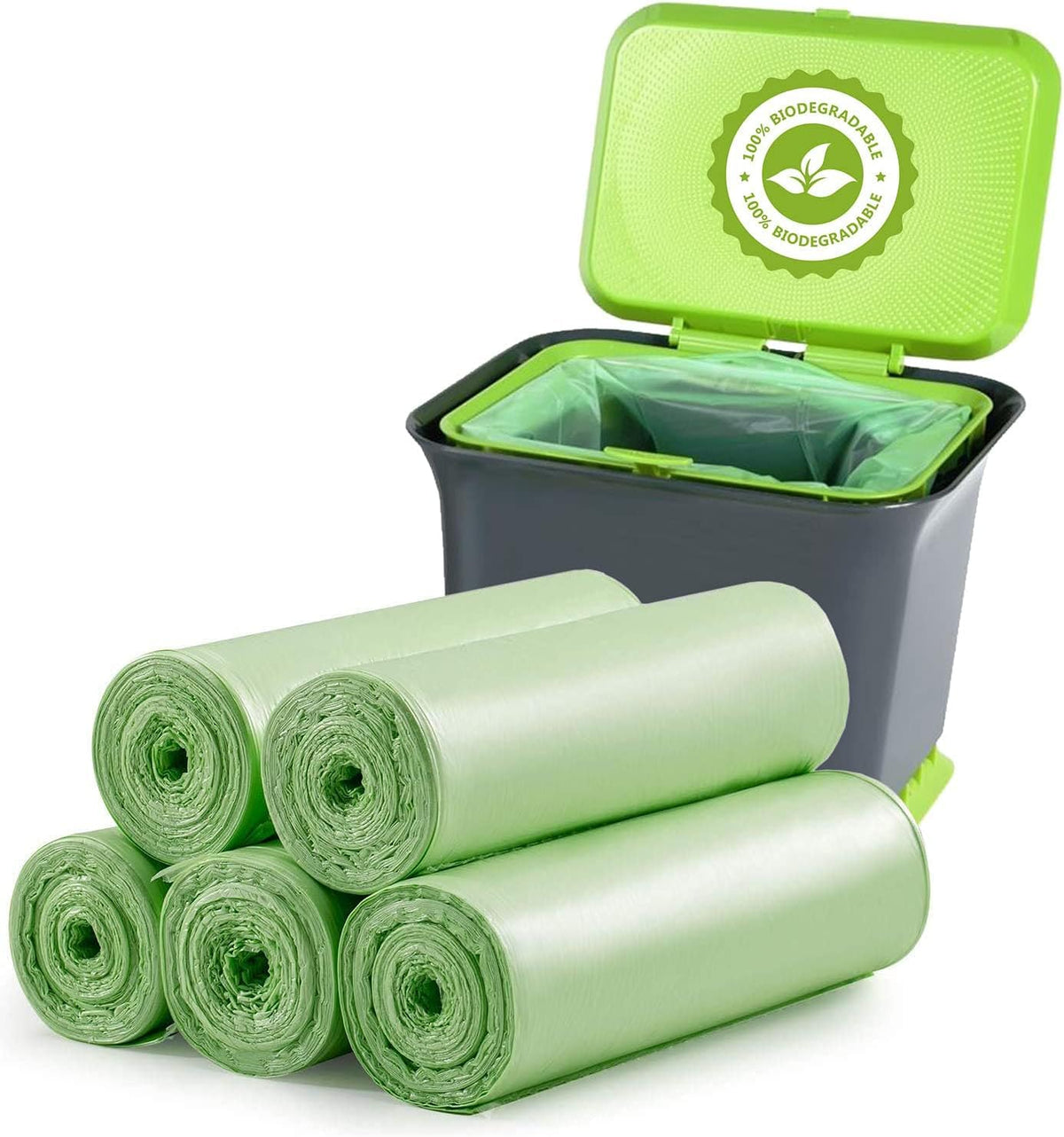 Small Trash Bags 1.2 Gallon (120 Count)