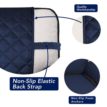 Reversible Quilted Couch Covers for Dogs Loveseat Sofa Cover 54"